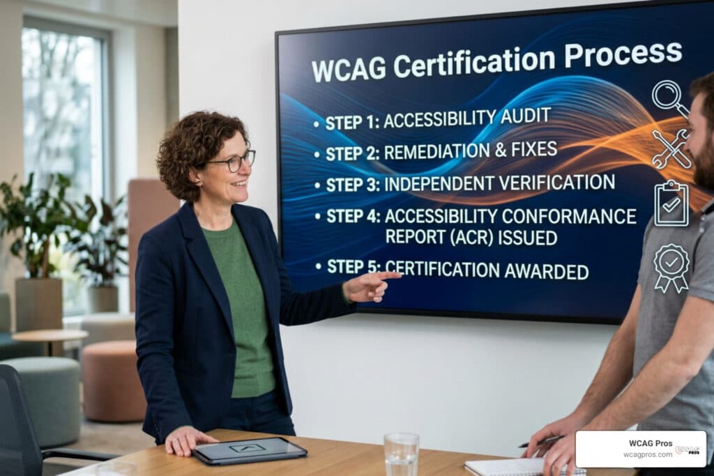 WCAG certification process